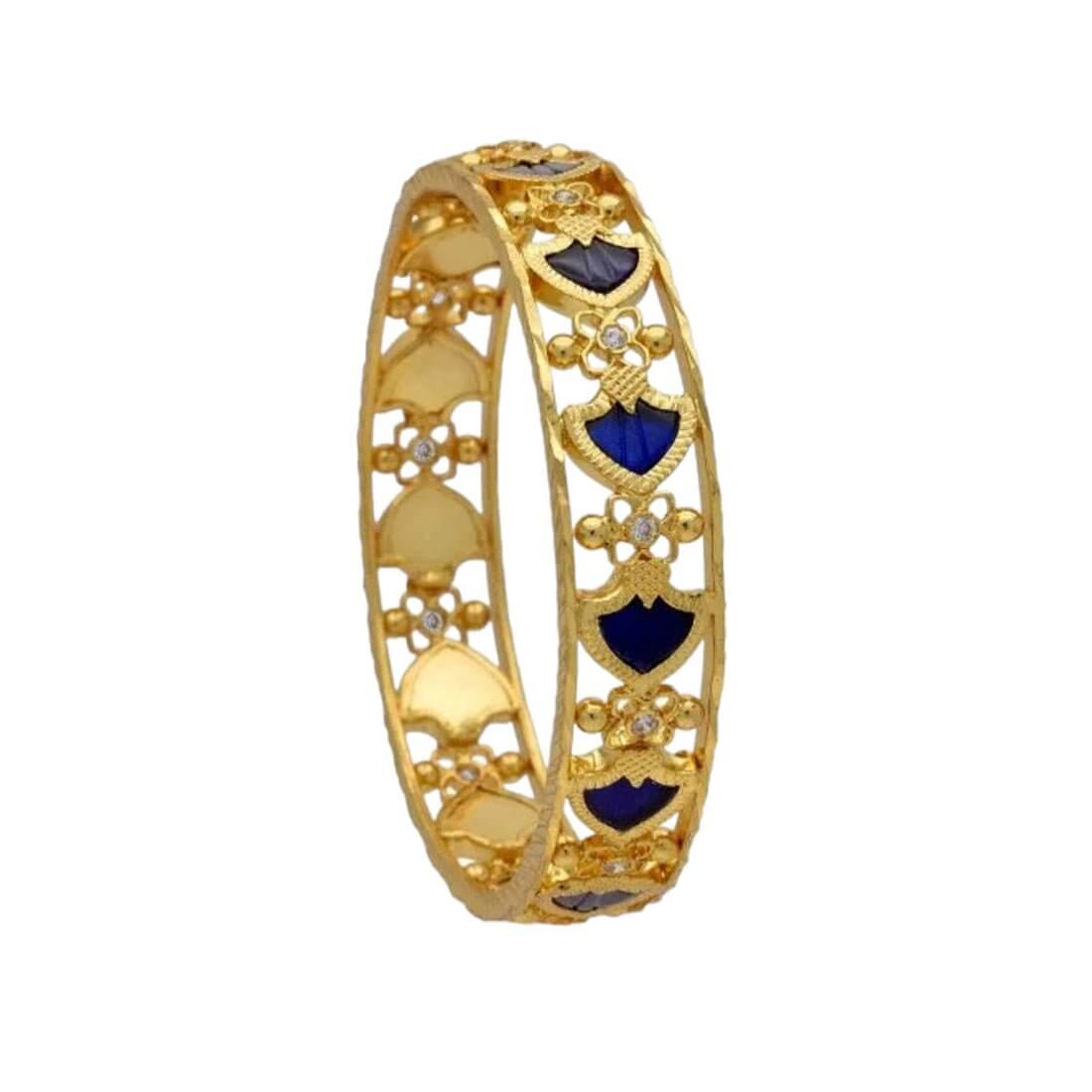 Traditional Palakka Stone Bangle - K Supreme