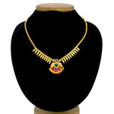 Traditional Pendant Gold Plated Pichimottu Necklace - K Supreme