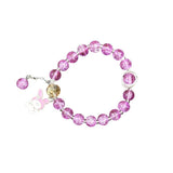 Trendy Fashion Crystal Beaded Labubu Charm Bracelet - K Supreme