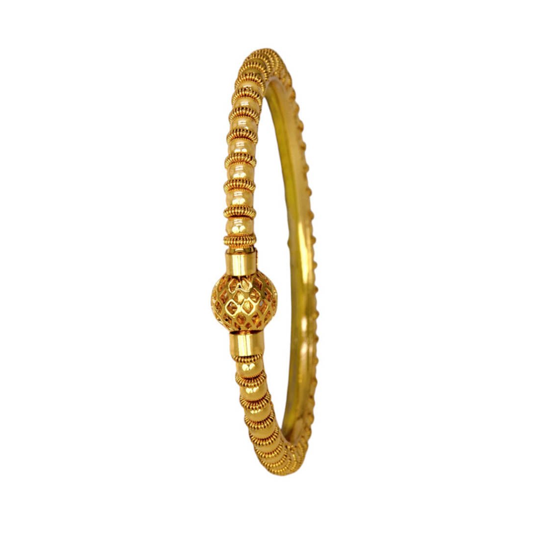Trendy Gold Plated Beaded Kada Bangle For Women - K Supreme