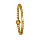 Trendy Gold Plated Beaded Kada Bangle For Women - K Supreme