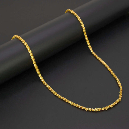 Trendy Gold Plated Designer Aiswarya Chain 24" - K Supreme