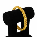 Trendy Gold Plated Spring Design Bangle - K Supreme