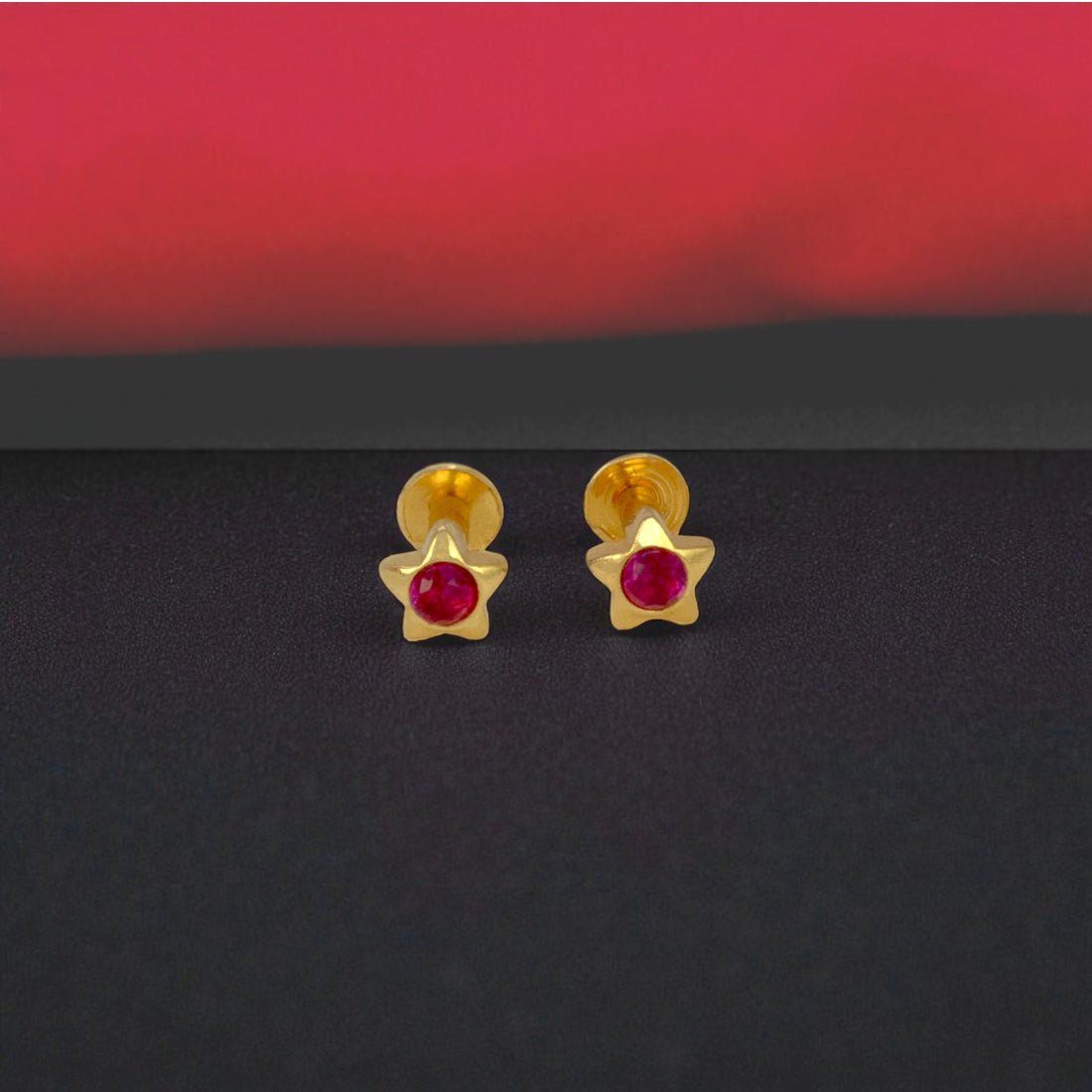 Twinkling Star Gold Plated Second Studs - K Supreme