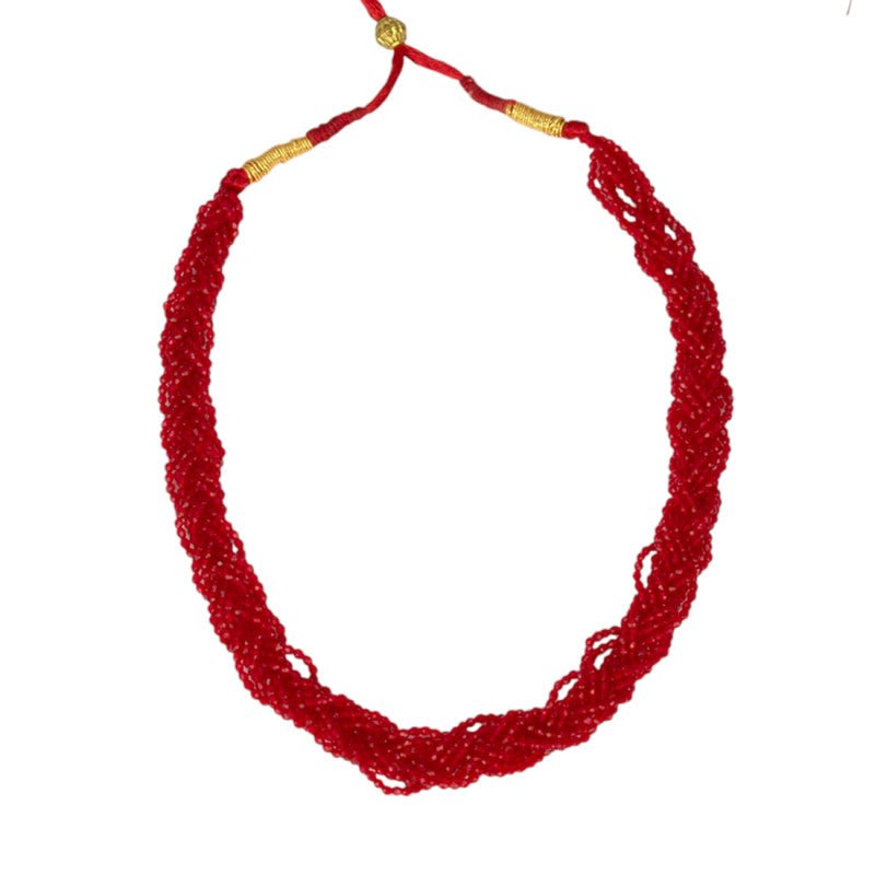 Twisted Crystal Fashion Necklace For Girls - KSupreme