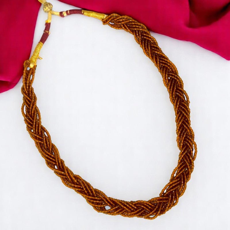 Twisted Crystal Fashion Necklace For Girls - KSupreme