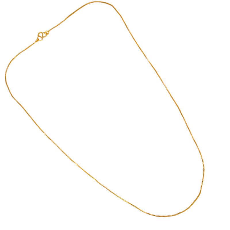 Very Nice Designer Ladies Kilukkam Box Chain - elegant gold plated chain for everyday and special occasions.