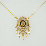 Victorian Invisible Chain CZ Pendant Necklace - K Supreme